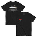 Back / Main Graphic Image:

Streetwear t-shirt featuring Nissan Skyline R32 GT-R vector line art on back with RB26DETT Godzilla typography

Front Chest Detail / Pocket Logo:

Close up front chest logo on Nissan Skyline R32 GT-R Godzilla graphic tee

Lifestyle / Model Shot:

Model wearing Nissan Skyline R32 GT-R Godzilla vintage JDM graphic t-shirt

Flat Lay / Folded View:

Folded t-shirt displaying Nissan Skyline R32 GT-R graphic print and Cozy Club brand neck tag