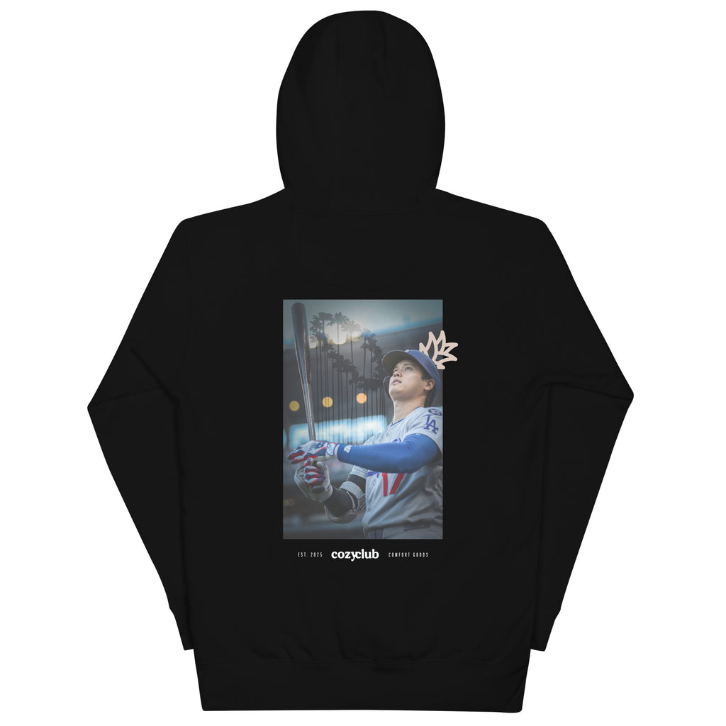 Shohei Ohtani #17 Graphic Hoodie - Los Angeles Palm Tree Trophy Baseball Hoodie