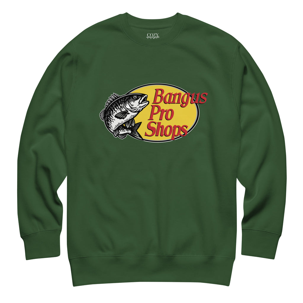 Bangus Pro Shops Outdoor Graphic Sweatshirt - Filipino Parody Sweatshirt