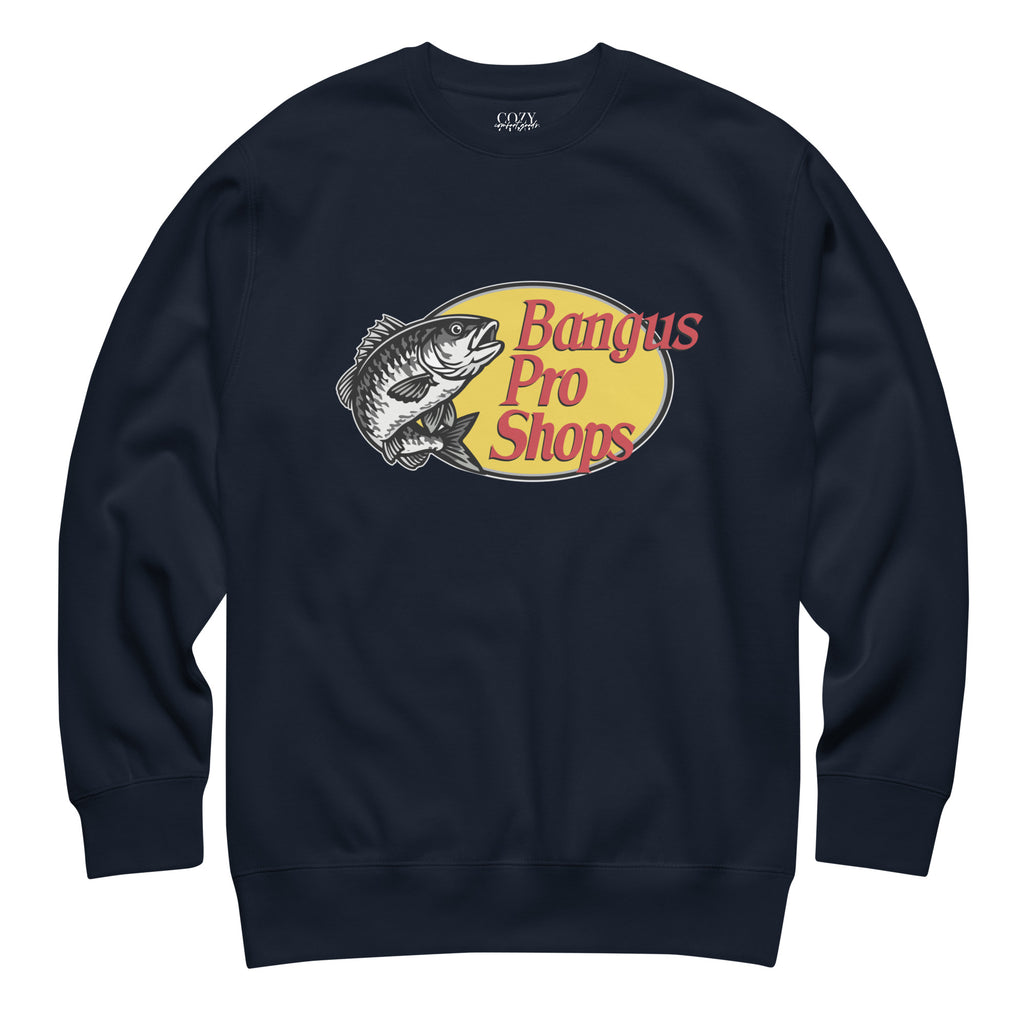 Bangus Pro Shops Outdoor Graphic Sweatshirt - Filipino Parody Sweatshirt