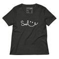 Smile - Women’s relaxed v-neck t-shirt